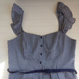 Gal Meets Glam Collection Carly Gingham Sheath Dress